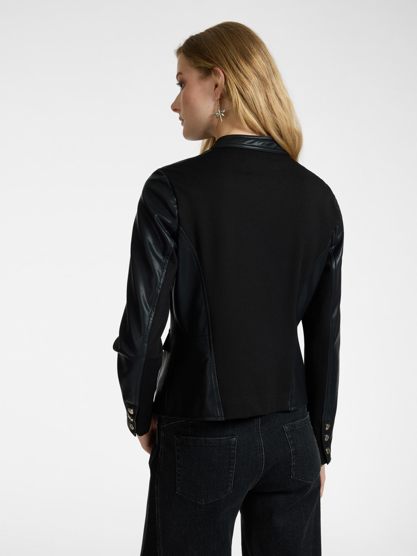 Biker jacket with pockets image number 1