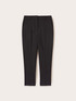 Regular fit trousers in technical fabric image number 3