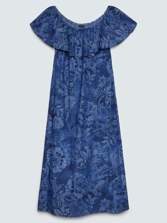 Robe longue &eacute;paules d&eacute;nud&eacute;es
