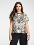 T-shirt stampata in viscosa image number 4
