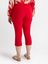 Capri pants with slits at the bottom image number 1