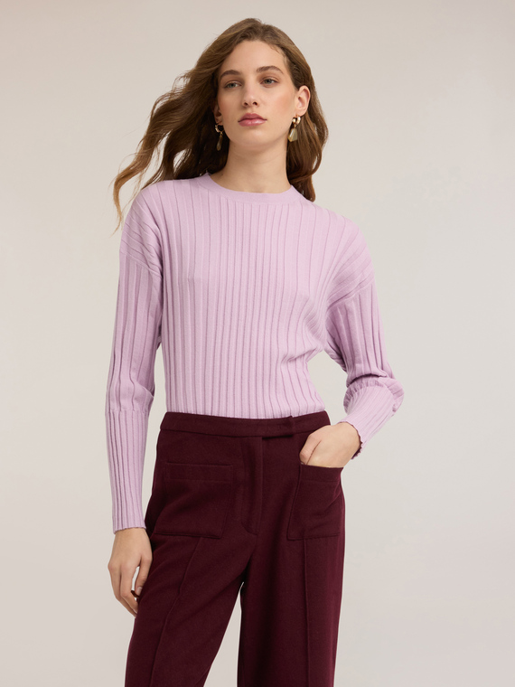 Ribbed knit
