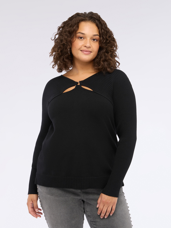 Pullover mit Cut-out-Details