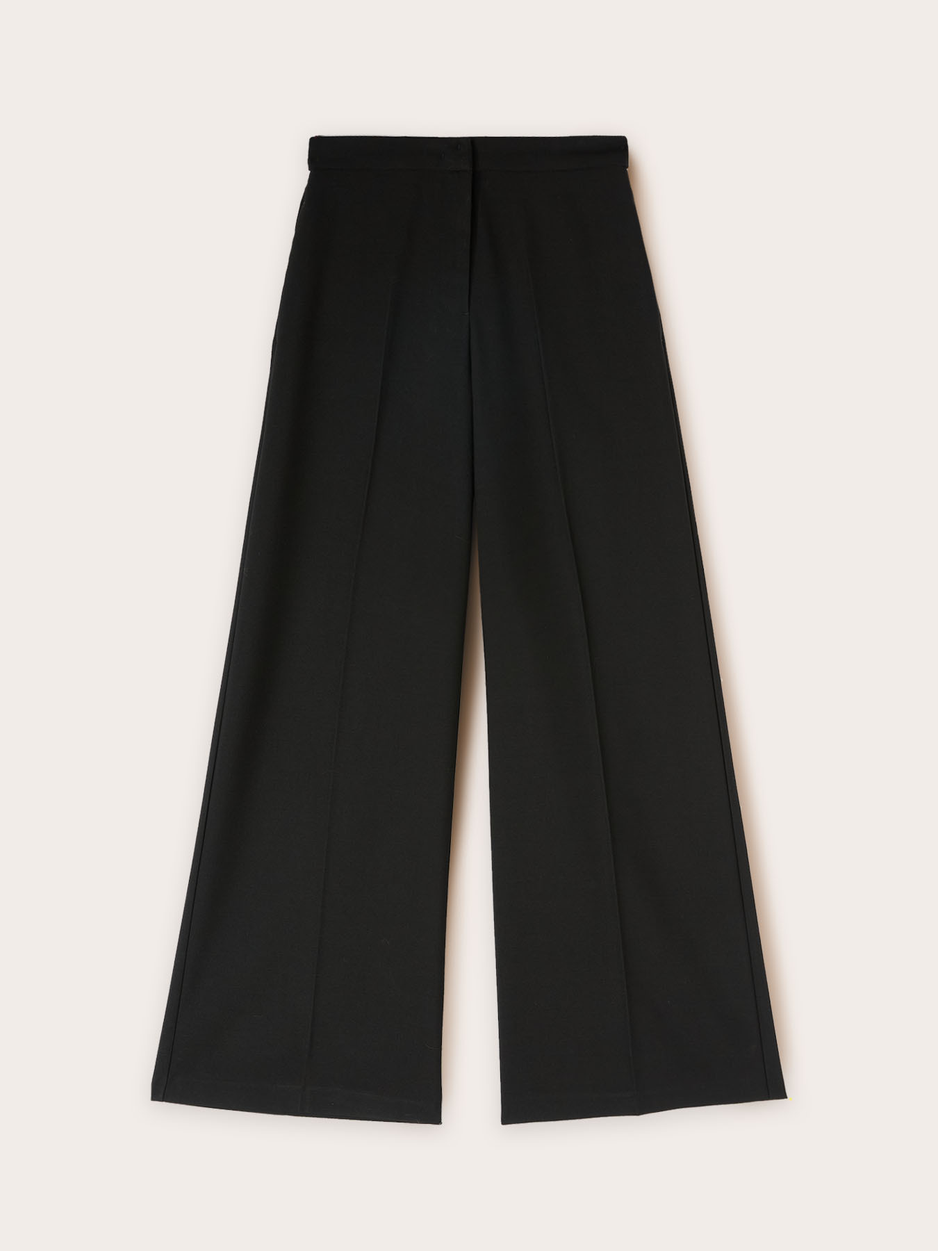 Pantalon palazzo en polyester viscose image number 3