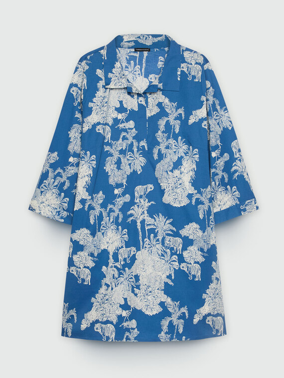 Kleid mit Dschungeldruck