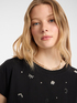 Cotton T-shirt with appliqués image number 3