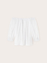 Blusa con scollo elastico off-shoulder image number 5