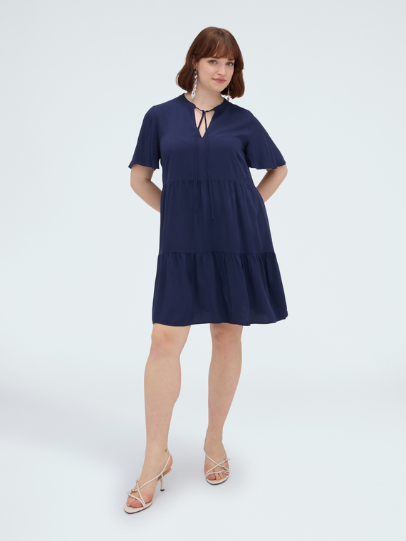 Vestito Smile corto con fiocco