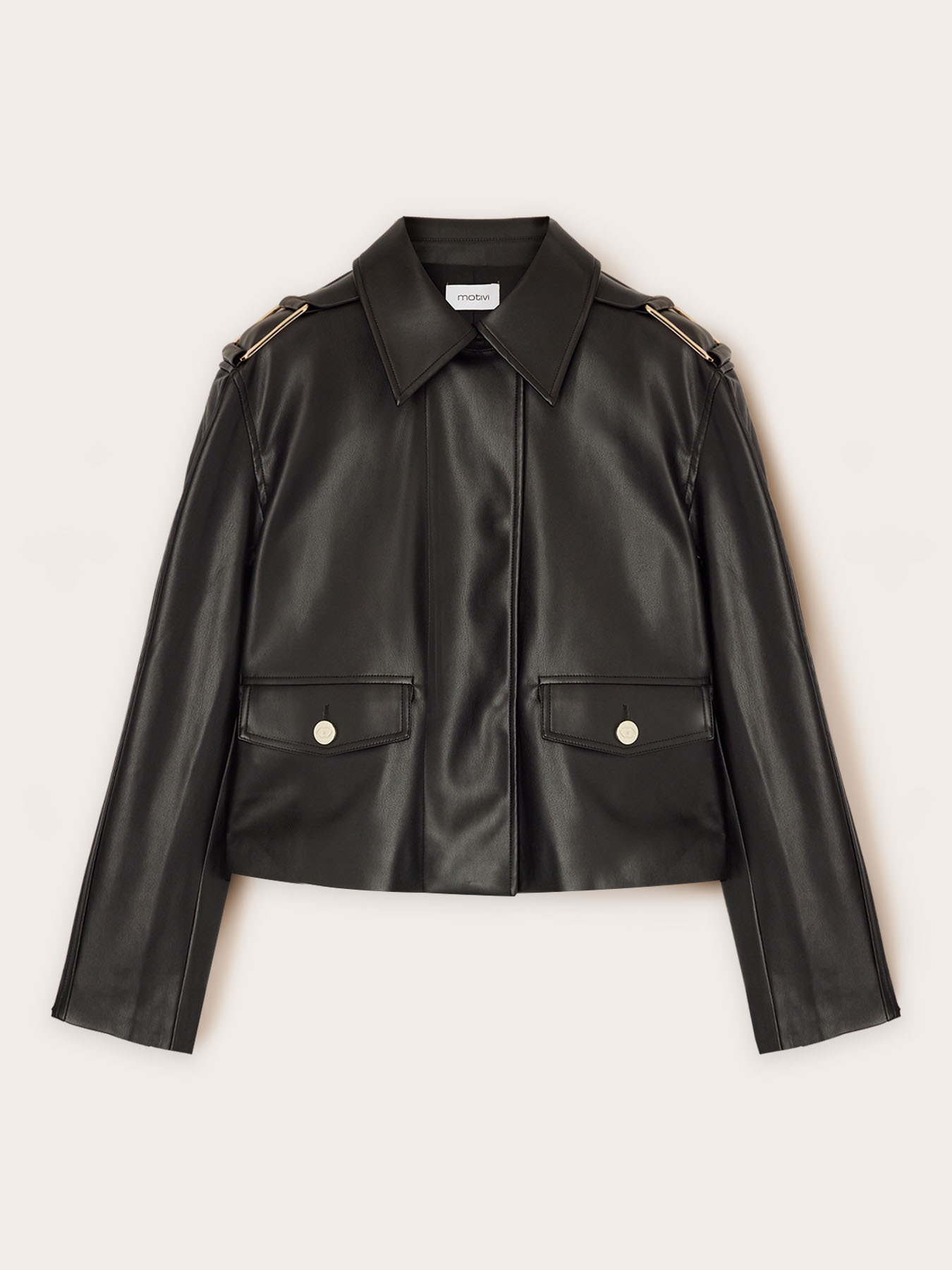 Jacket with buckles on the shoulders image number 4