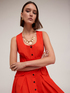 Chemisier dress with pockets image number 3