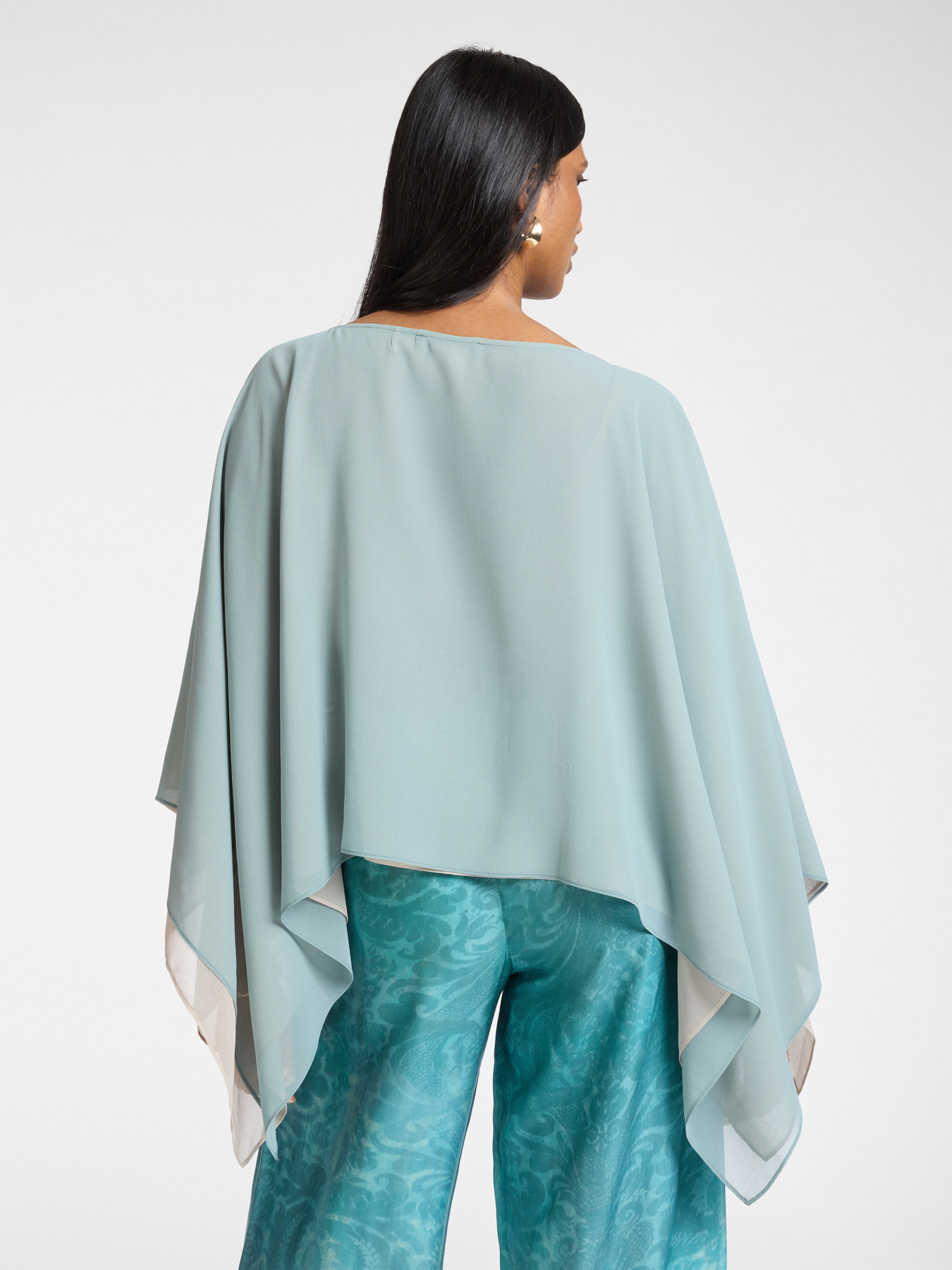 Double georgette cape image number 1