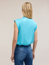 Blouse satin avec nœud image number 1
