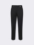 Slim trousers with contrasting insert image number 4