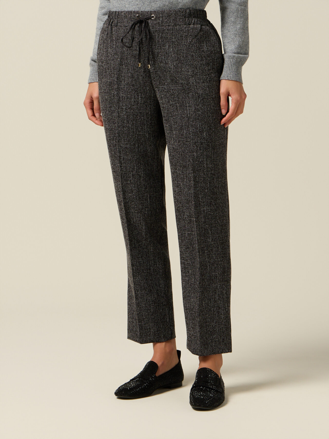 Joggers in tessuto mélange image number 3