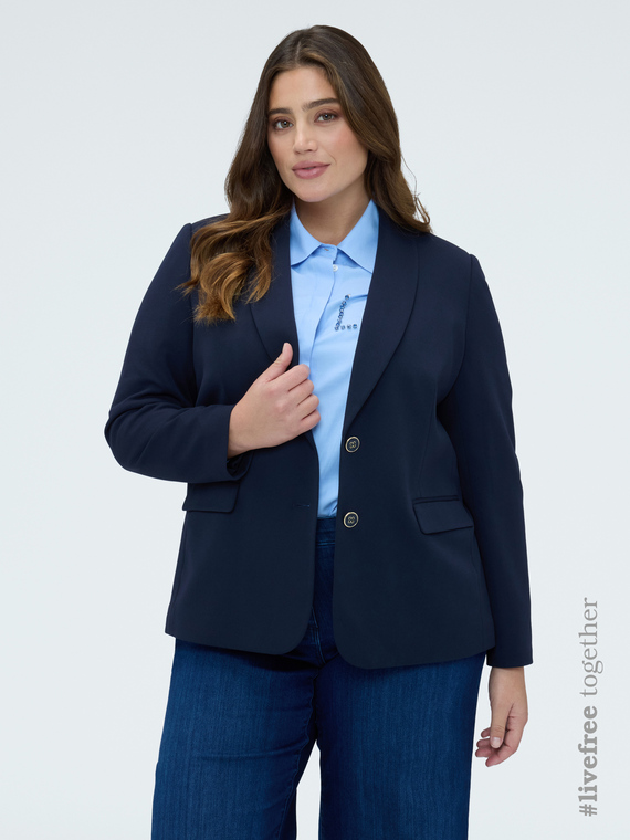 Taillierter Blazer aus Stretchstoff