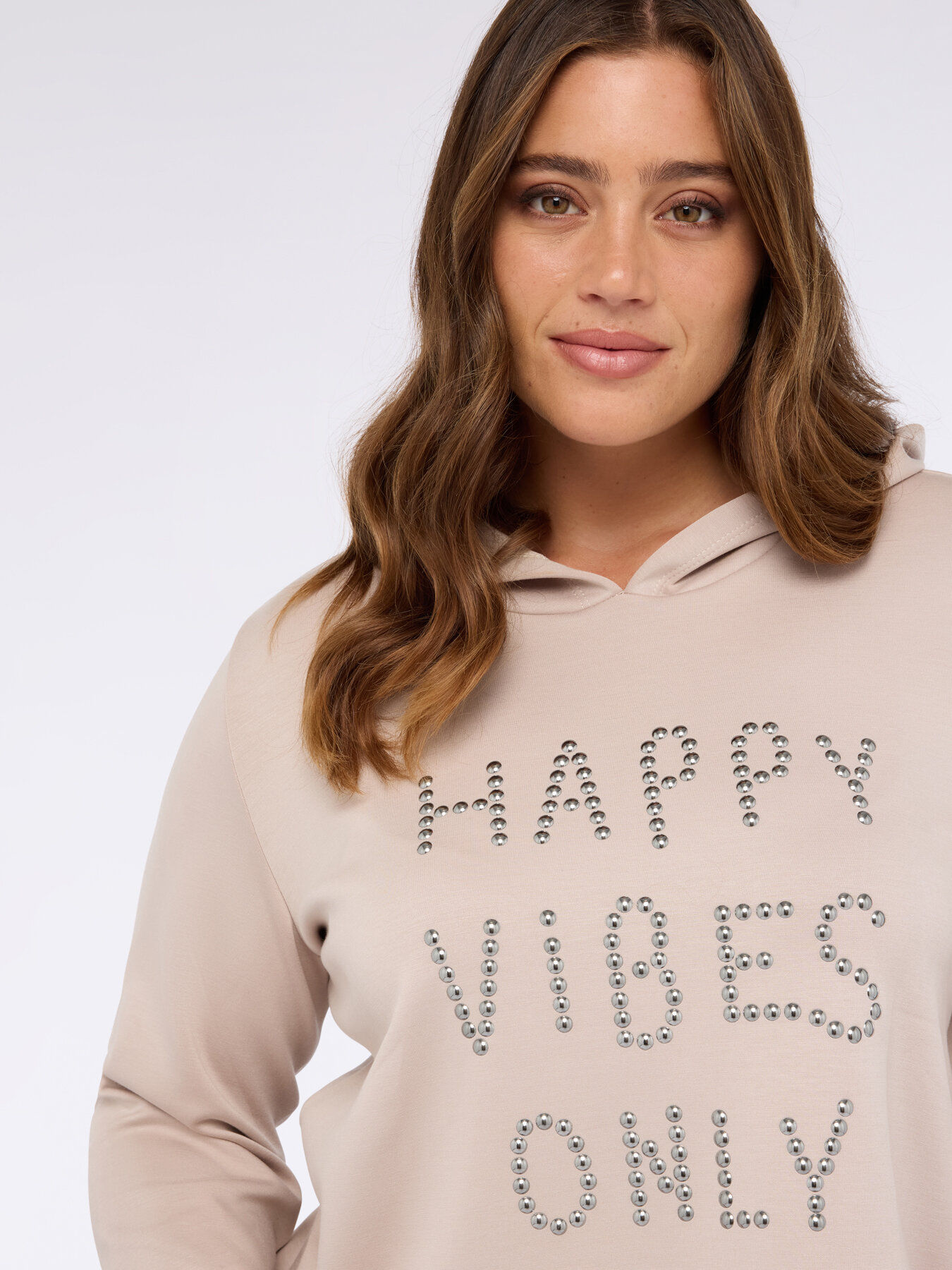 Hooded sweatshirt with text image number 4