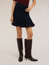 Minigonna flared in maglia image number 0