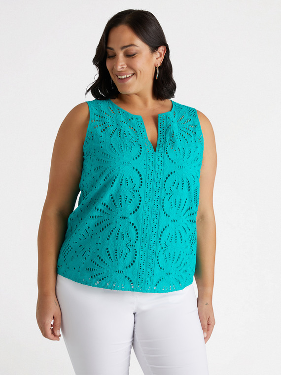 Broderie Anglaise top