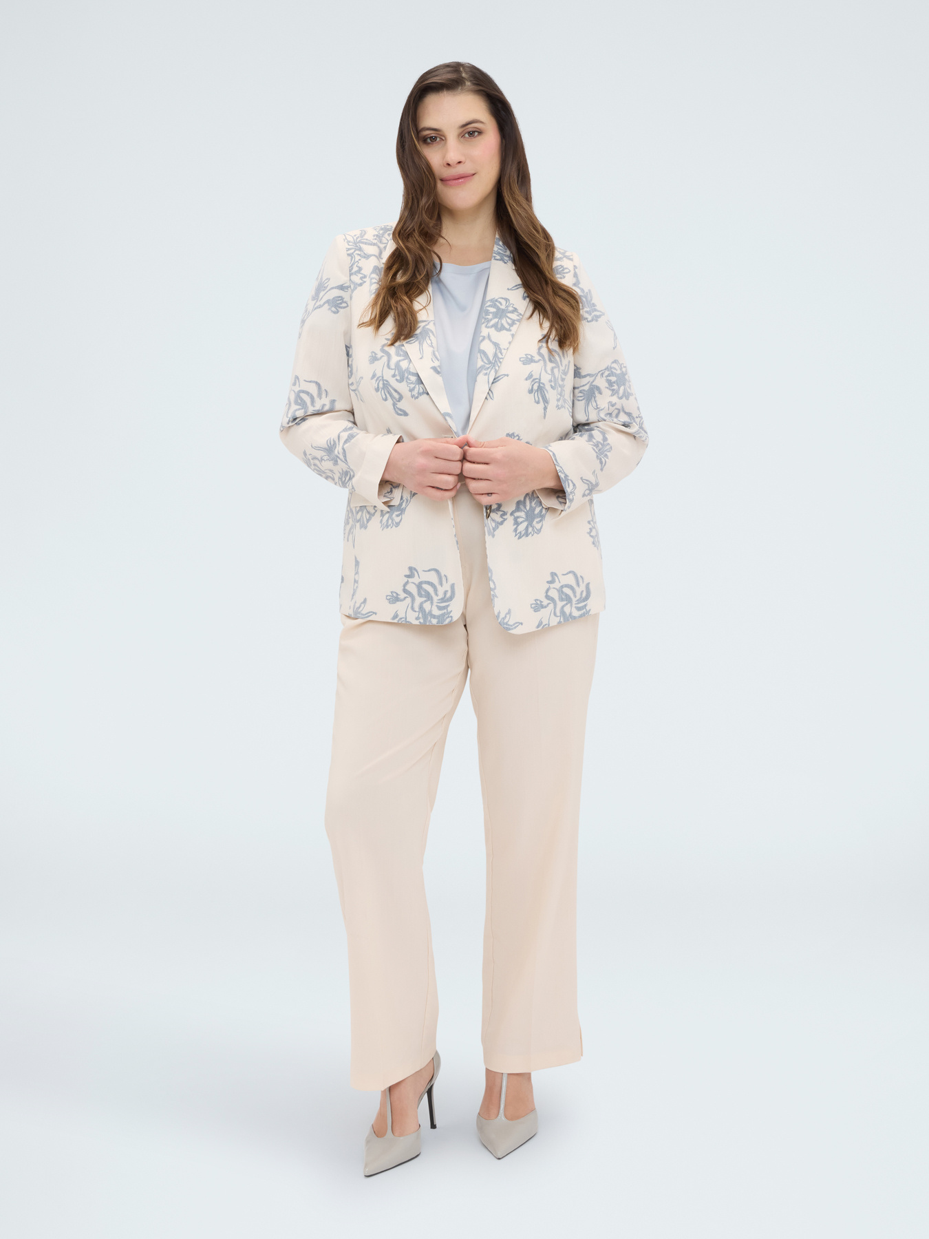 Blazer con stampa floreale image number 0