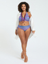 Bikini mit mehrfarbigem Print und B&auml;ndchen image number 6