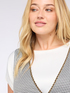 Short A-line dress with deep V-neckline image number 3