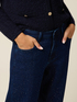Reguläre Jeans mit Kristallen image number 2