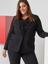 Entspannter Blazer aus Stretchstoff image number 0