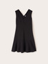 Flare dress with V-neck image number 4