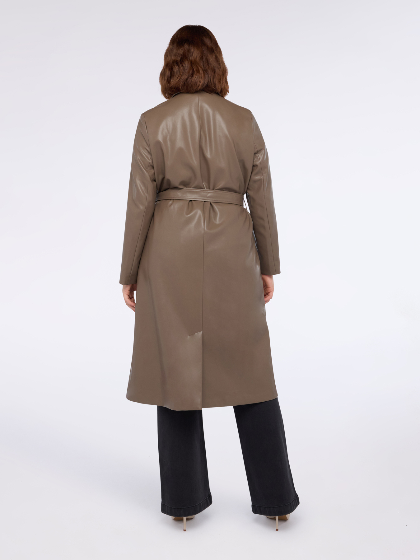 Langer Trenchcoat mit G&uuml;rtel in der Taille image number 2