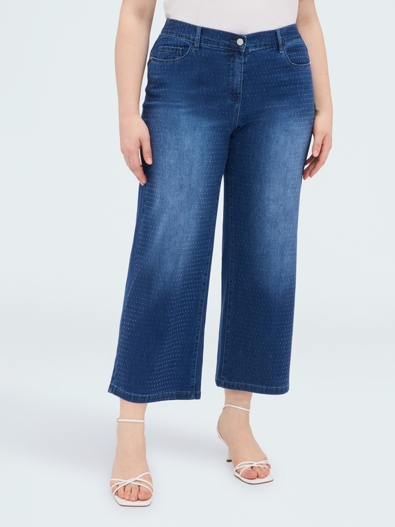 Jeans cropped full hotfix