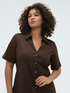 Hemdblusenkleid aus Leinen-Viskose-Mix image number 2