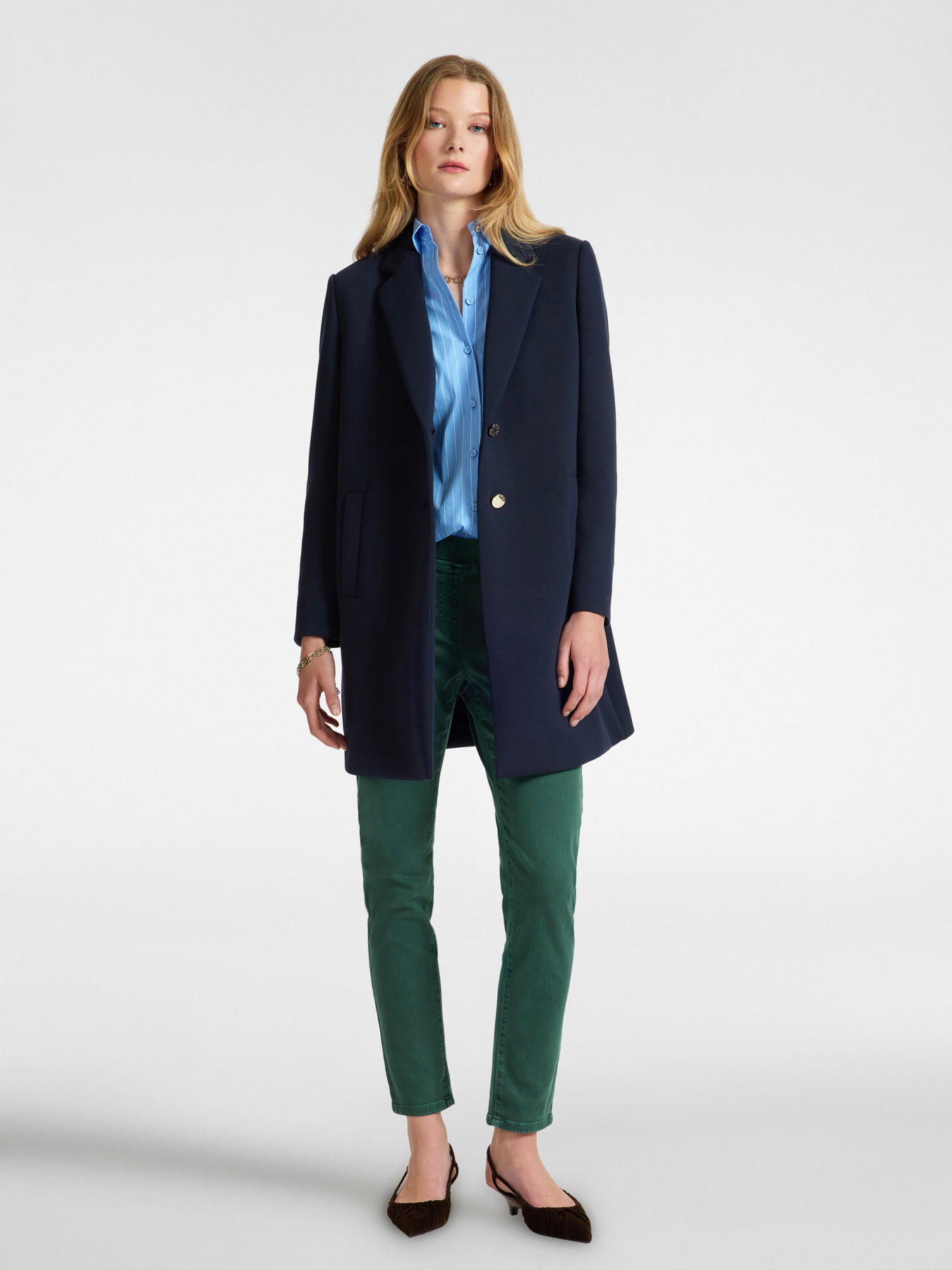 Cappotto in tessuto scuba image number 3