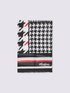 Foulard lungo con stampa pied-de-poule image number 1