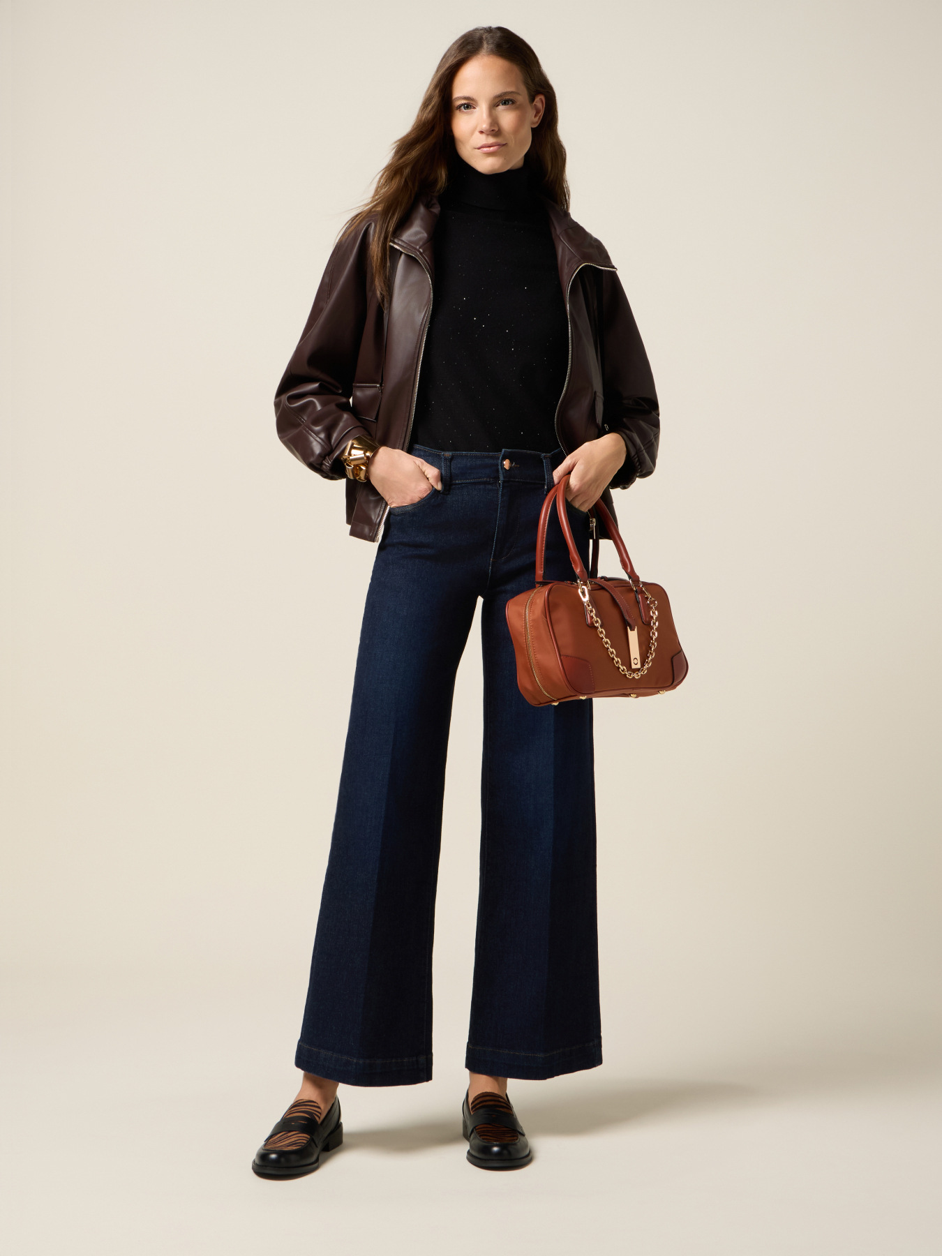 Wide leg jeans image number 0