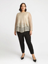 Lurex jersey T-shirt with overlays image number 3
