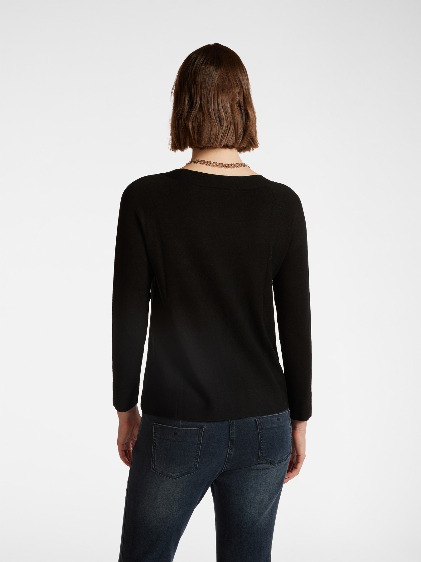 Sweater with boat neck image number 1