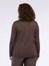 Two-material long-sleeved T-shirt image number 1