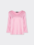 Blusa in raso stretch image number 4