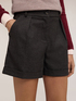 Cropped shorts with check pattern image number 3