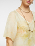 Bedrucktes Kleid mit V-Ausschnitt image number 3