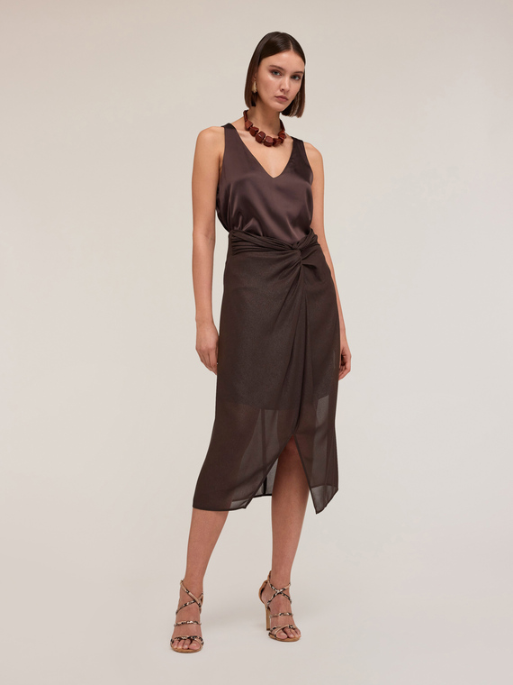 Satin tank top