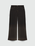 Jeans mit weitem Bein schwarze Waschung image number 5