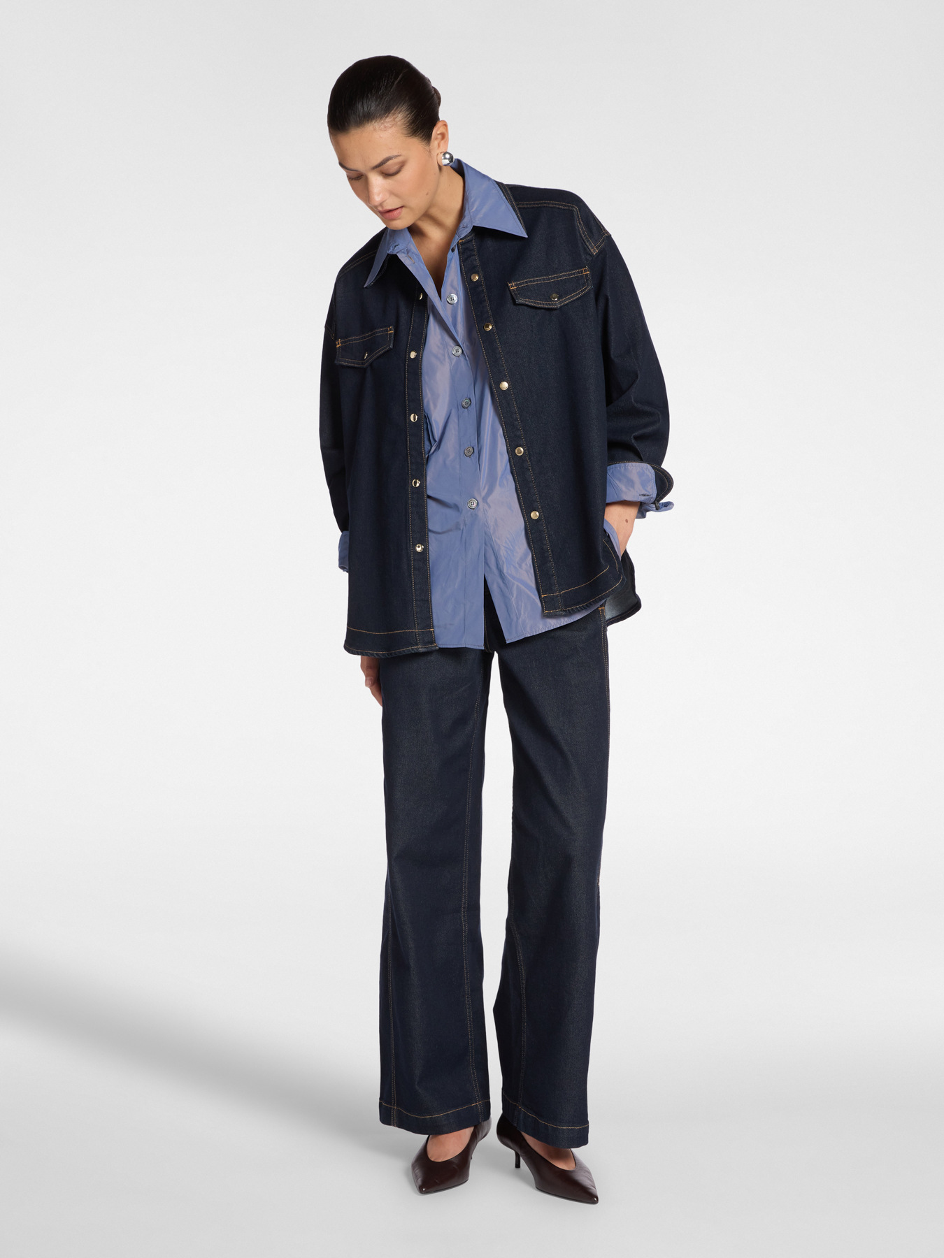 Denim shirt image number 2