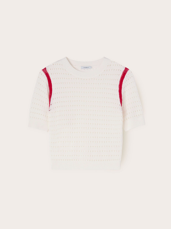 Pull effet crochet