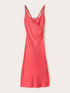 Robe croisée en satin stretch image number 4