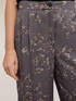 Palazzo-Hose aus Viskose-Twill mit Blumendruck image number 3