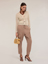 Joggers cargo misto lino image number 0