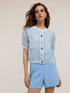 Camicia misto lyocell con bordi a coste image number 2