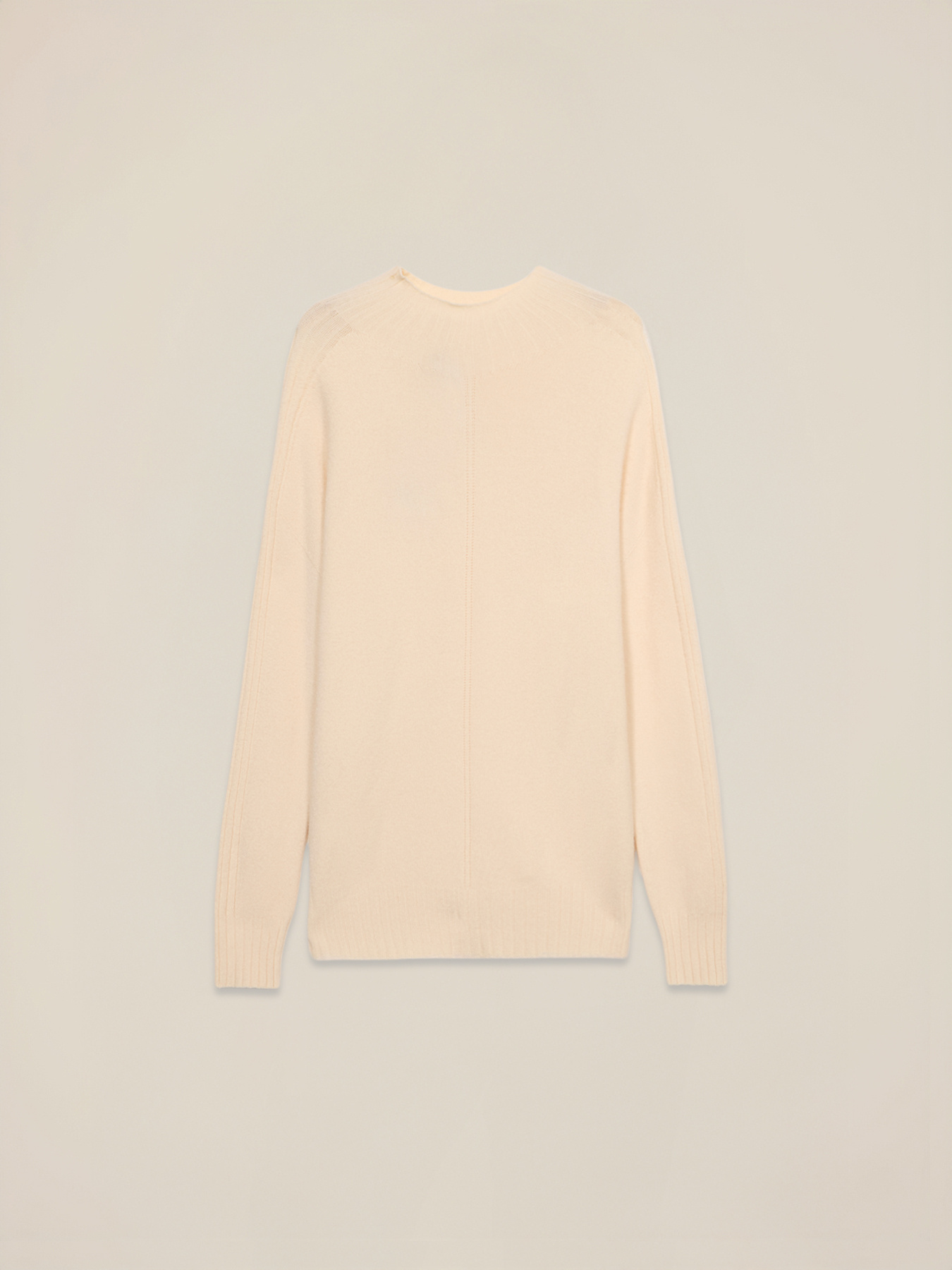 Maglia dolcevita con dettagli a coste image number 3