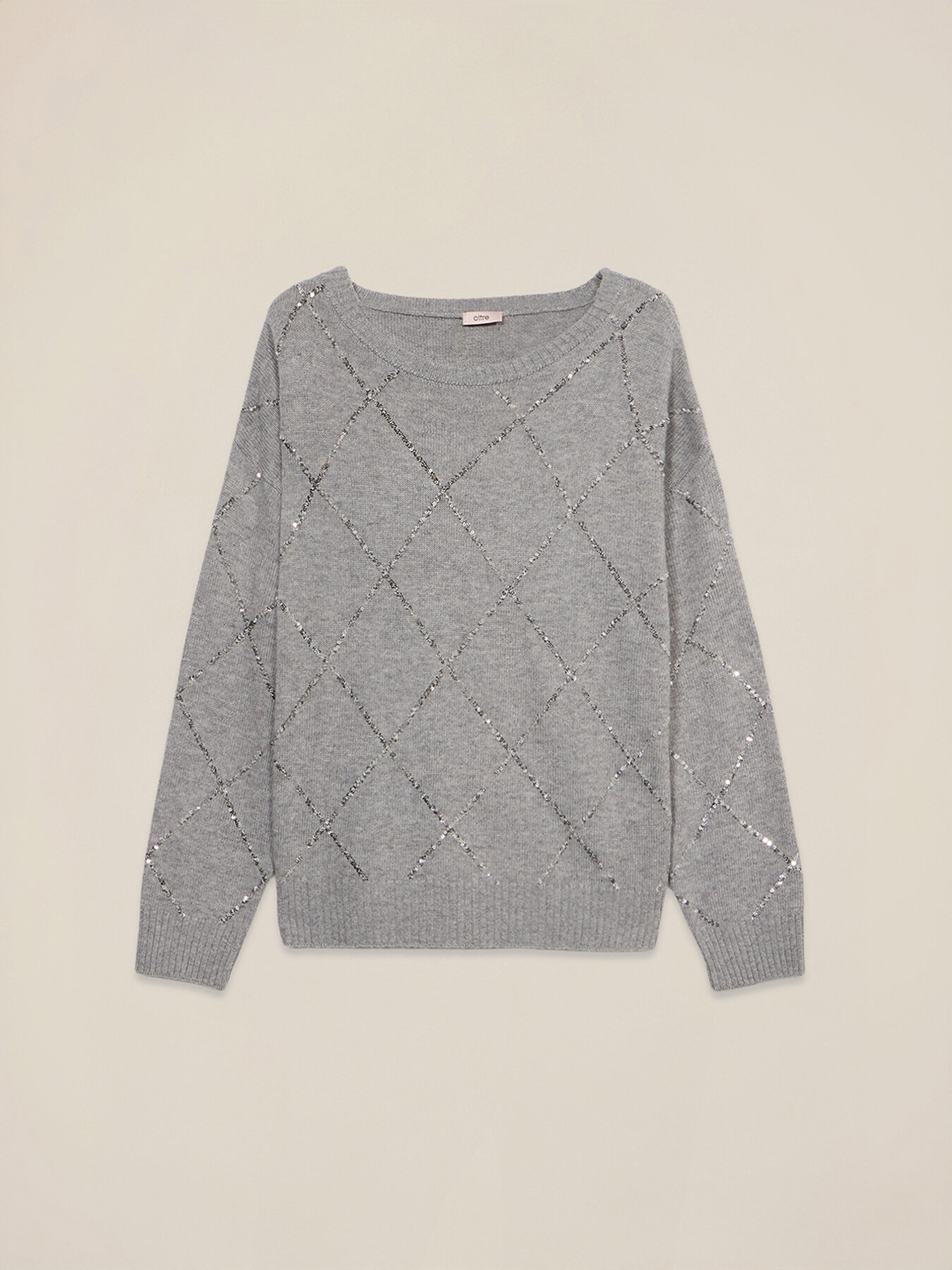 Pulover din amestec de cașmir cu paiete image number 3